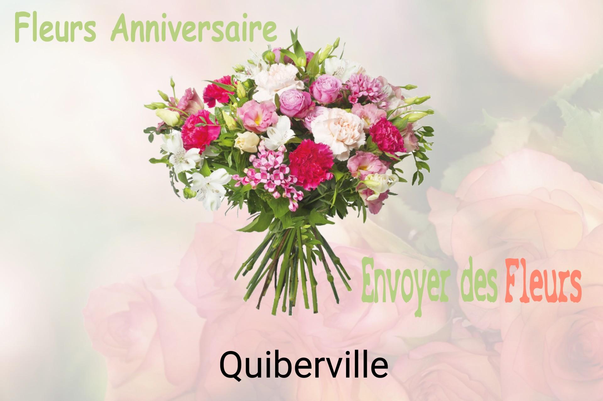 Bouquet de fleurs d’anniversaire livré à Quiberville